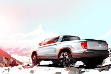 Honda sẽ trình làng thế hệ xe bán tải Ridgeline mới