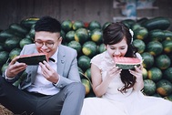 Bộ ảnh cưới đáng yêu từ Hà Nội tới Mộc Châu của cặp đôi Hồng Kông
