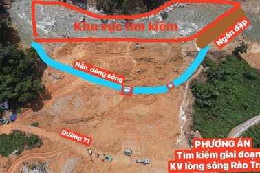Bàn phương án ngăn đập, nắn sông Rào Trăng tìm 12 nạn nhân mất tích