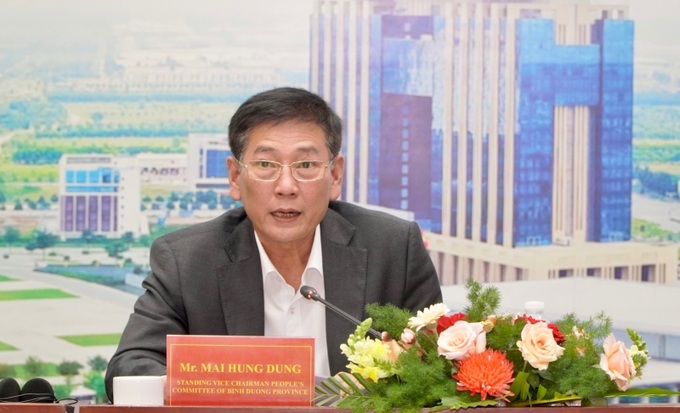 Phó Chủ tịch Thường trực UBND tỉnh Mai Hùng Dũng phát biểu tại Hội thảo.