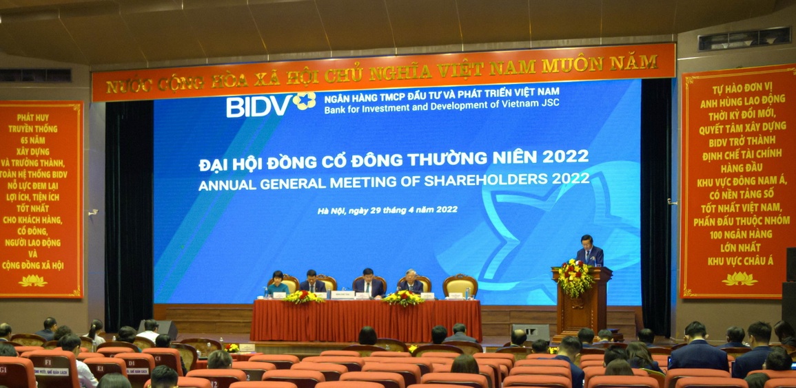 BIDV tổ chức Đại hội đồng cổ đông thường niên năm 2022 - 2 BIDV tổ chức Đại hội đồng cổ đông thường niên năm 2022 - 2