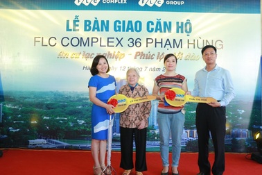 Tiến độ thi công thần tốc, FLC Complex 36 Phạm Hùng chào đón những cư dân đầu tiên