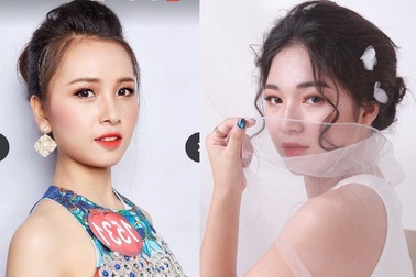 Những nữ sinh xinh xắn tại cuộc thi tài sắc sinh viên Imiss Thăng Long 2018