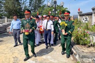 Truy điệu hài cốt liệt sĩ nghi cán bộ tên Nguyễn Văn Sung