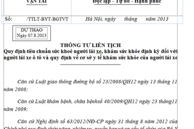 Bộ Y tế lên tiếng tiếp vụ “ngực lép” không được lái xe