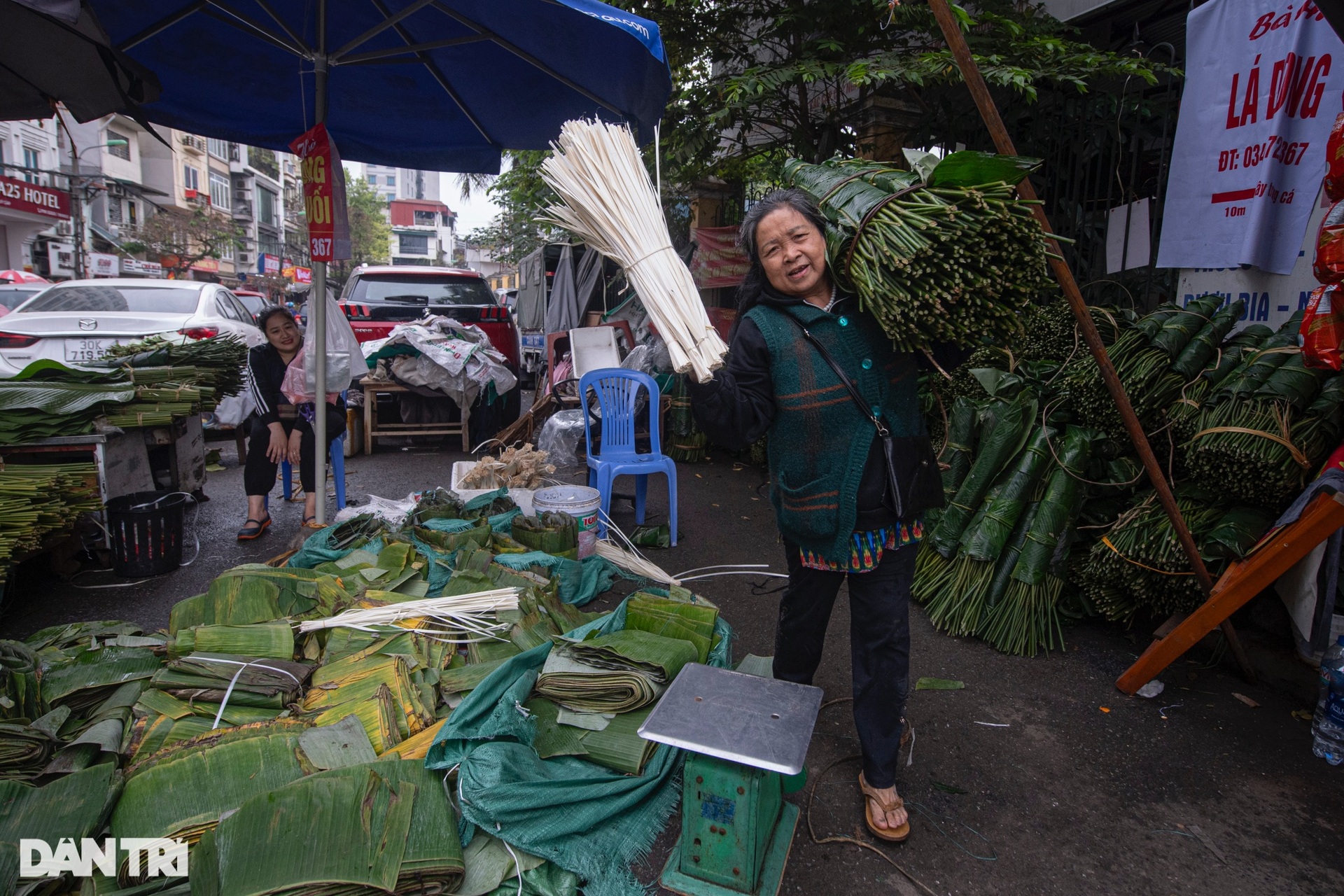 Lá dong đắt gấp 3, người dân vẫn phấn khởi mua gói bánh chưng - 3