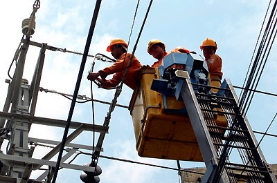 Giá điện tăng 15,28% từ 1/3 