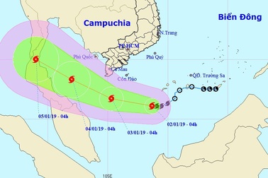 Bão số 1 không ảnh hưởng đến đất liền nước ta