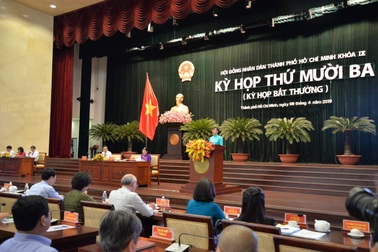 Khai mạc kỳ họp bất thường bầu tân Chủ tịch HĐND TPHCM