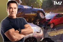 Tài tử "Kẻ hủy diệt" Arnold Schwarzenegger gặp tai nạn xe hơi liên hoàn