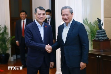 Thủ tướng Lê Minh Hưng và Thủ tướng Campuchia Hun Manet ăn sáng và làm việc