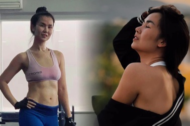 Ca sĩ Việt lấy chồng Ấn Độ "độ" dáng săn chắc sau khi sinh con đầu lòng