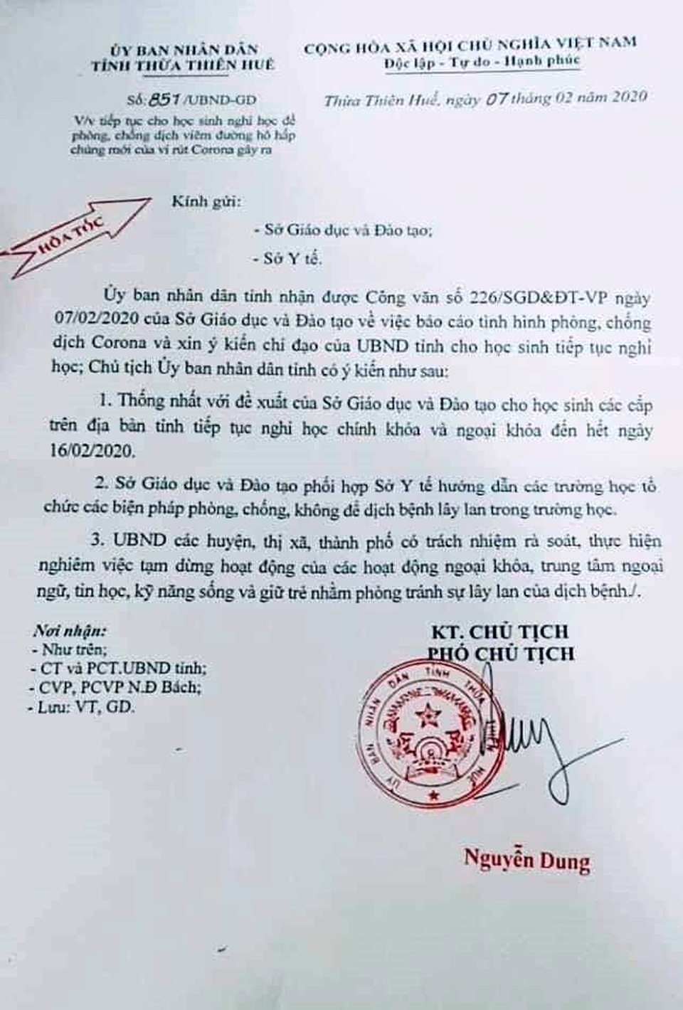 Thừa Thiên Huế cho hơn 264.000 học sinh nghỉ học tiếp - 2 Thừa Thiên Huế cho hơn 264.000 học sinh nghỉ học tiếp - 2