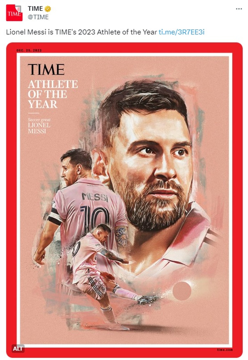 Messi nhận danh hiệu vận động viên xuất sắc nhất năm 2023 - 2 Messi nhận danh hiệu vận động viên xuất sắc nhất năm 2023 - 2