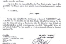 Khẩn trương xem xét kháng nghị vụ án Huỳnh Văn Nén