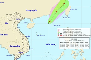 Diễn biến mới nhất về áp thấp nhiệt đới đang hoạt động trên Biển Đông