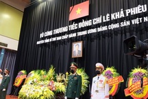 Lễ tang nguyên Tổng Bí thư Lê Khả Phiêu tại quê nhà Thanh Hóa