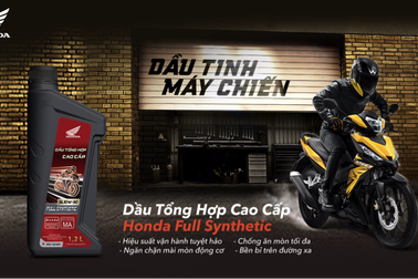 Dầu nhớt tổng hợp cao cấp Honda: Giải phóng mãnh lực - Bứt phá giới hạn