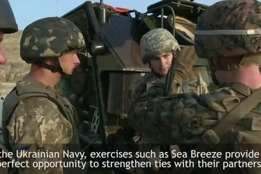 Video nóng Thủy quân lục chiến Mỹ xung trận ở Biển Đen