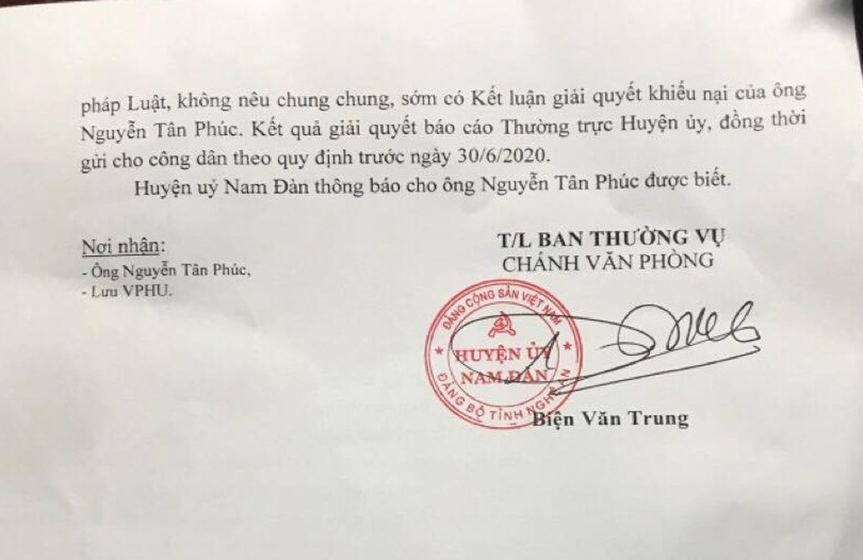Diễn biến bất ngờ vụ thu hồi đất vô lý, dân kiện chính quyền ra tòa - 6 Diễn biến bất ngờ vụ thu hồi đất vô lý, dân kiện chính quyền ra tòa - 6