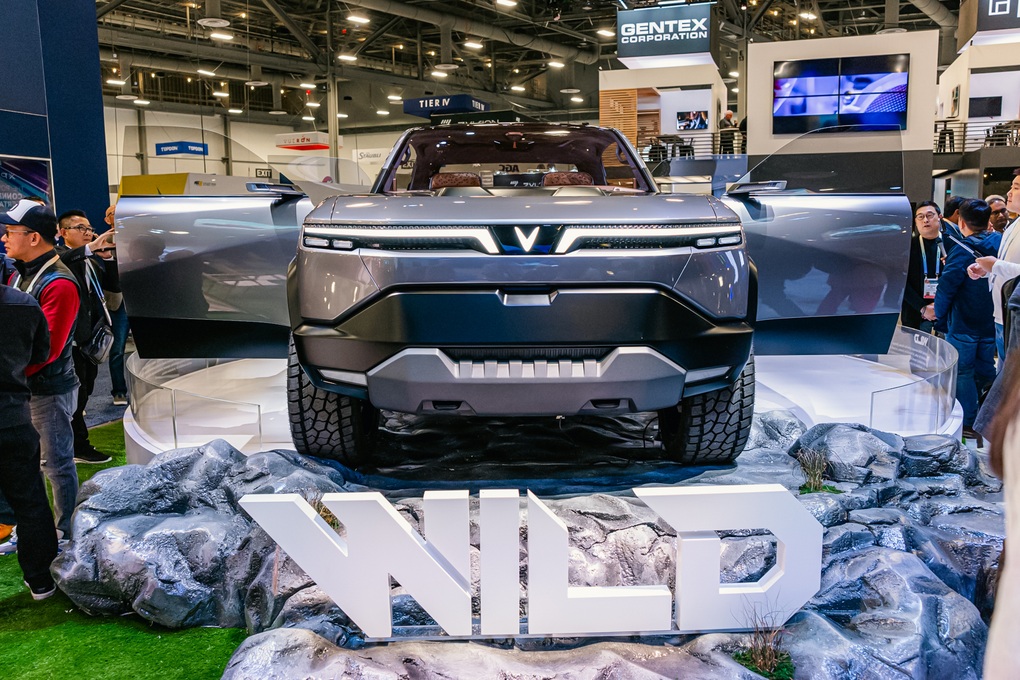 "Soi" chi tiết xe bán tải điện VinFast VF Wild vừa ra mắt trên đất Mỹ