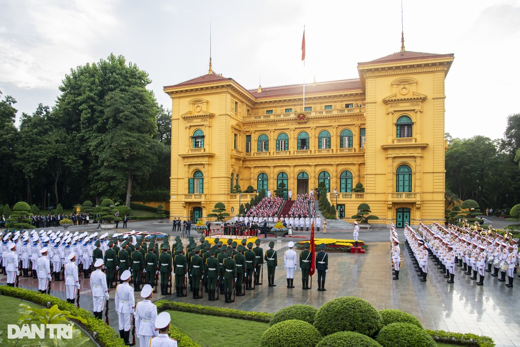 Tổng Bí thư Nguyễn Phú Trọng chủ trì lễ đón chính thức Tổng thống Joe Biden - 1