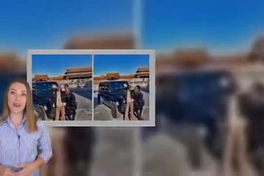 Người đẹp ngang nhiên lái xe sang vào Tử Cấm Thành gây phẫn nộ