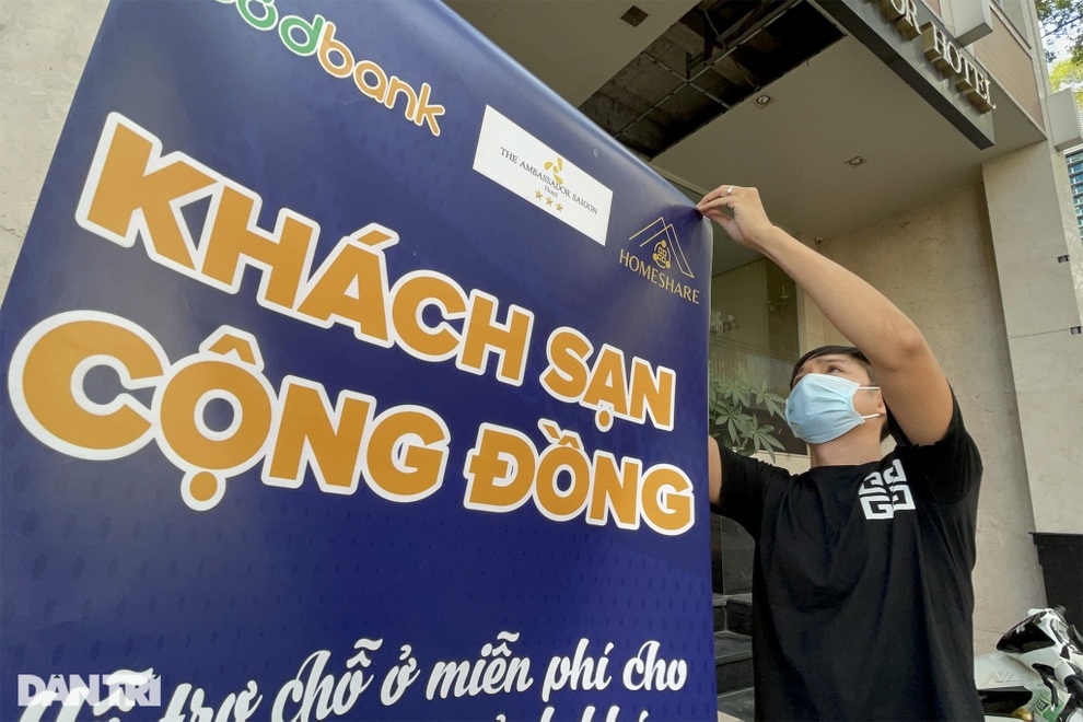 Khách sạn cộng đồng miễn phí chỗ ở cho lực lượng chống dịch tại TPHCM - 3 Khách sạn cộng đồng miễn phí chỗ ở cho lực lượng chống dịch tại TPHCM - 3