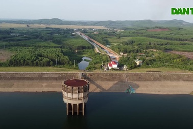 Nhiều hạng mục hồ Kẻ Gỗ xuống cấp sau gần nửa thế kỷ vận hành