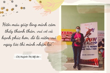 Câu chuyện về người phụ nữ hơn 10 năm hiến máu cứu người