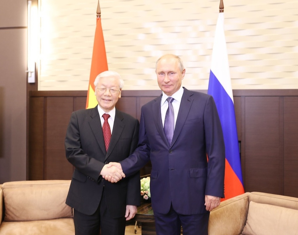 Tổng Bí thư Nguyễn Phú Trọng trao đổi thư mừng với Tổng thống Nga Putin - 1 Tổng Bí thư Nguyễn Phú Trọng trao đổi thư mừng với Tổng thống Nga Putin - 1