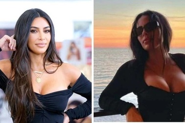 "Tình mới" của Kanye West giống Kim Kardashian như chị em