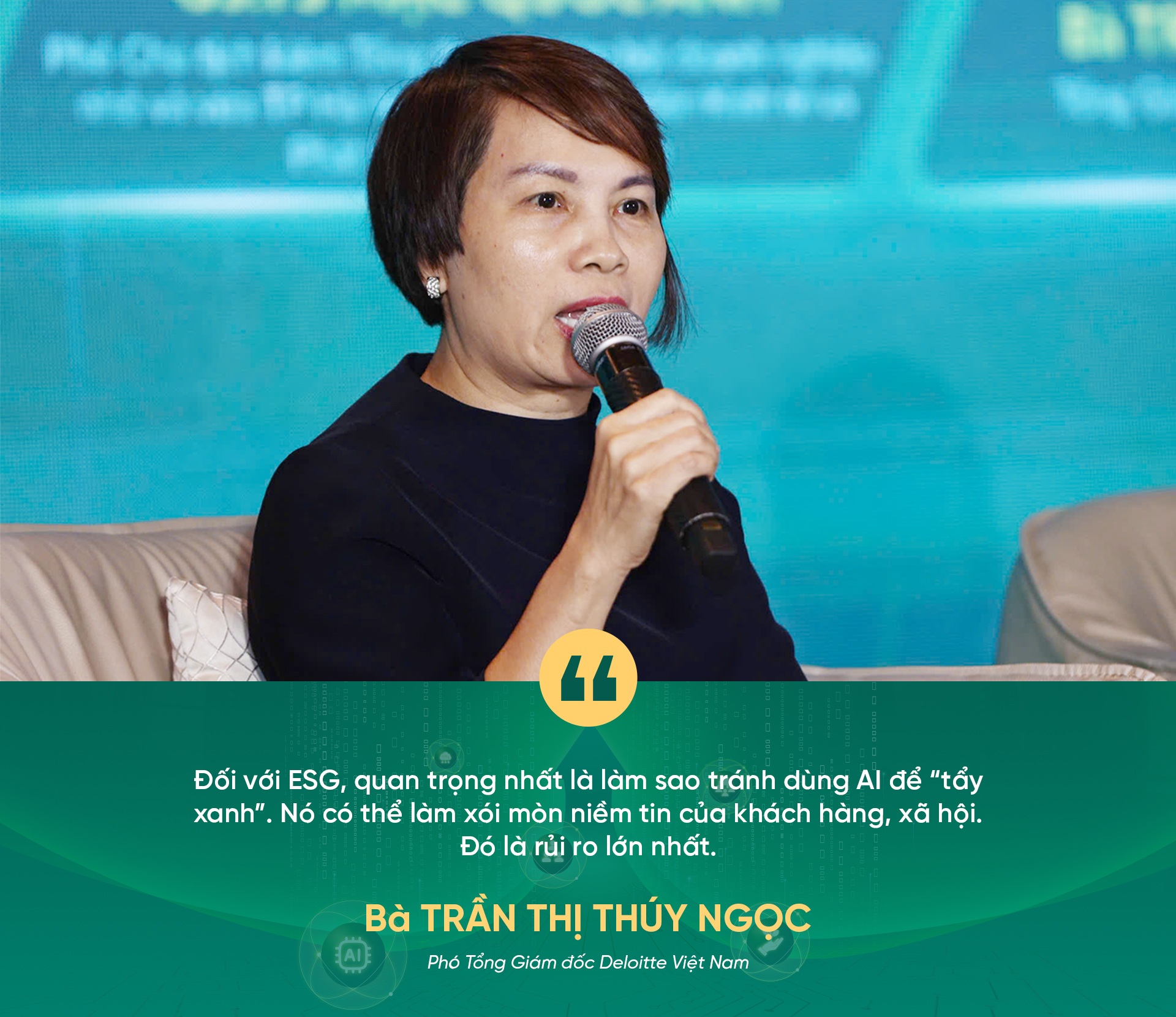 Impressive speeches at the ESG Implementation with AI workshop - 5 Những phát ngôn ấn tượng tại hội thảo Thực thi ESG bằng AI - 5