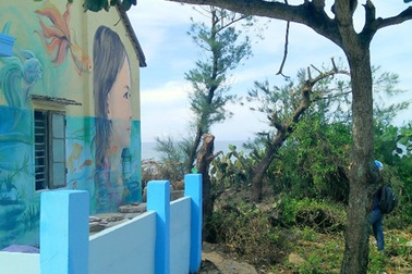 Độc đáo ngôi làng bích họa ở TP Tam Kỳ