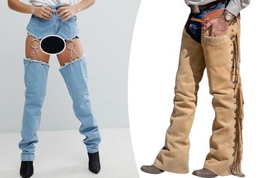 Sửng sốt với mẫu quần jeans lấy cảm hứng từ trang phục cao bồi