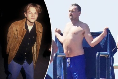 Leonardo DiCaprio tự tin xuất hiện với thân hình "tròn vo"
