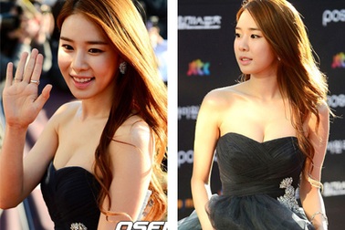 Yoo Hana hút hồn với váy khoe ngực đầy