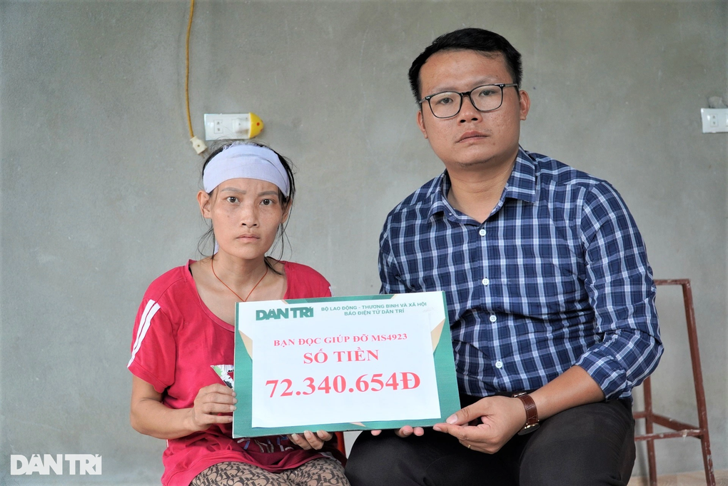 Người vợ nghèo có chồng mất khi đi lao động được giúp đỡ hơn 180 triệu đồng - 1 Người vợ nghèo có chồng mất khi đi lao động được giúp đỡ hơn 180 triệu đồng - 1