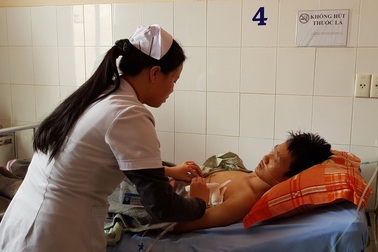 Kịp thời cứu sống bệnh nhân bị đâm thủng tim, ngừng thở