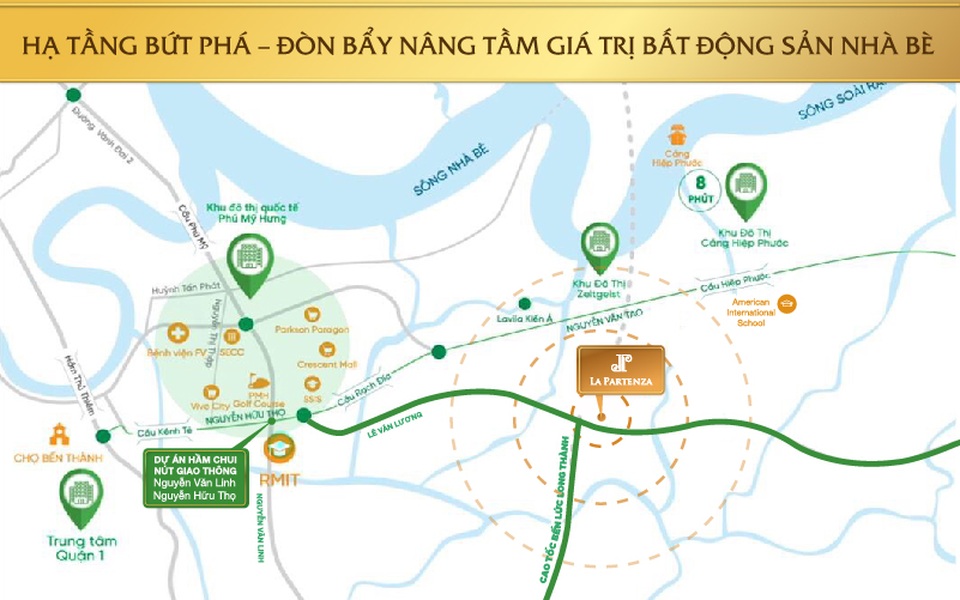 Hạ tầng bứt phá – đòn bẩy nâng tầm giá trị bất động sản Nhà Bè - 1 Hạ tầng bứt phá – đòn bẩy nâng tầm giá trị bất động sản Nhà Bè - 1