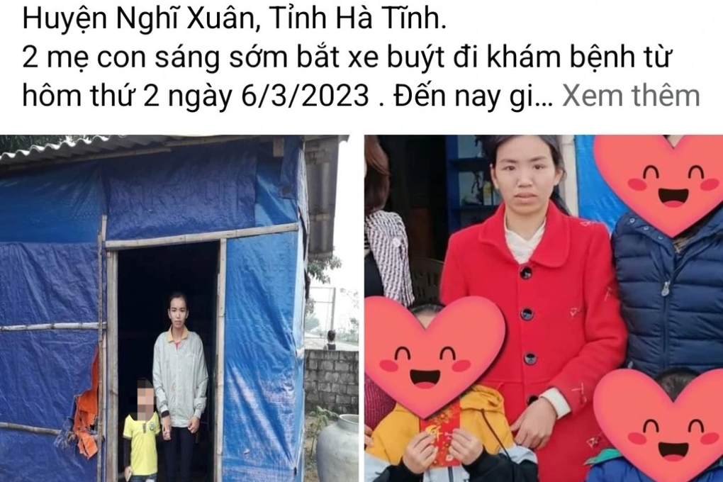 Hai mẹ con mất tích bí ẩn khi đi khám bệnh - 1 Hai mẹ con mất tích bí ẩn khi đi khám bệnh - 1