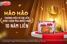 Acecook Việt Nam là "Nhà sản xuất mì ăn liền được chọn mua nhiều nhất"