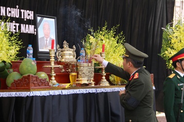 Lễ viếng nguyên Tổng Bí thư Đỗ Mười tại quê nhà ngoại thành Hà Nội