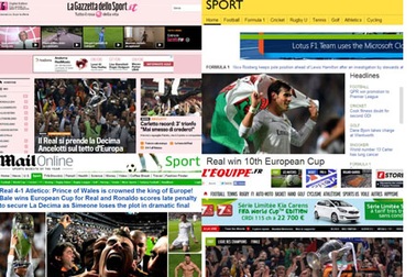 Truyền thông quốc tế ca ngợi chiến tích Decima của Real Madrid