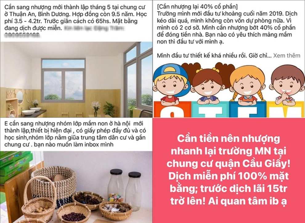 Tất tay sang nhượng trường vì lỗ, khóc thét mua hàng chợ online - 1