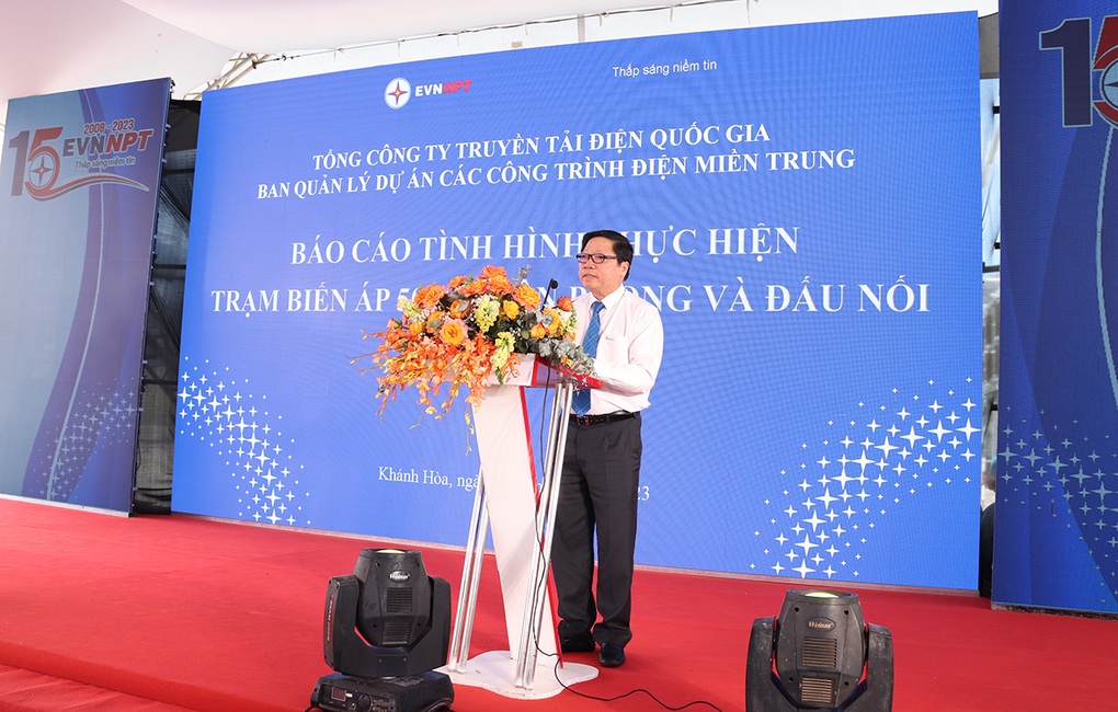 Gắn biển công trình Trạm biến áp 500kV Vân Phong và đấu nối - 3 Gắn biển công trình Trạm biến áp 500kV Vân Phong và đấu nối - 3