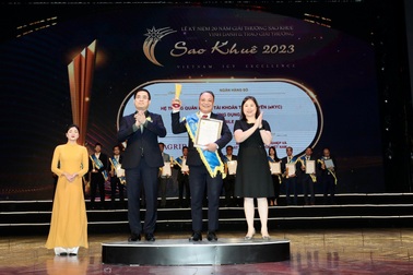 Giải pháp eKYC trên Agribank E-Mobile Banking được vinh danh Sao Khuê 2023