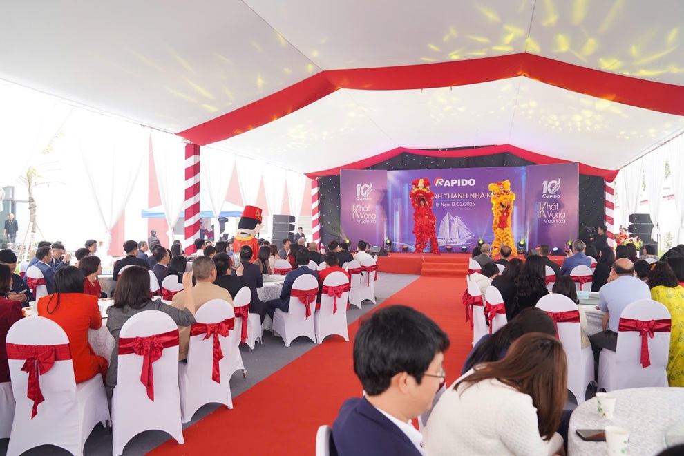Rapido khánh thành nhà máy 40.000m2, đánh dấu 10 năm phát triển tại Việt Nam - 4 Rapido khánh thành nhà máy 40.000m2, đánh dấu 10 năm phát triển tại Việt Nam - 4