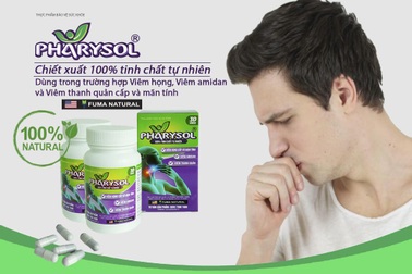 TPBVSK Pharysol - Giải pháp hỗ trợ viêm họng amidan mãn tính hiệu quả