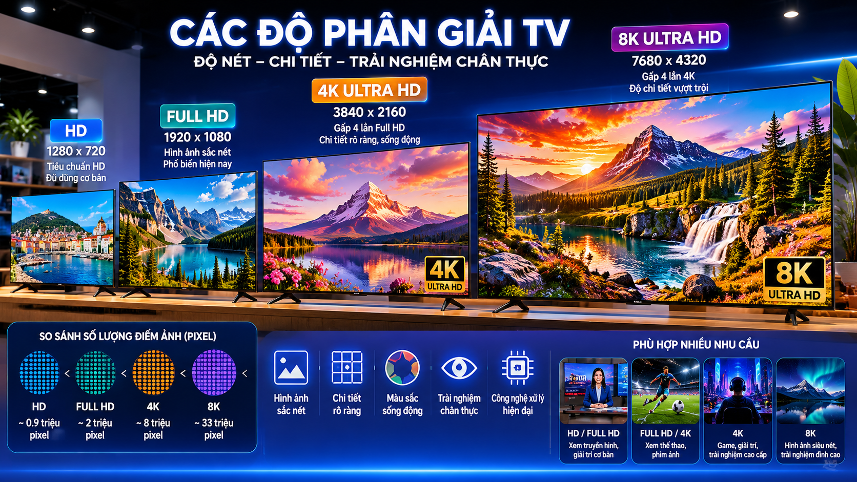 What resolution should I choose for a TV? - 1